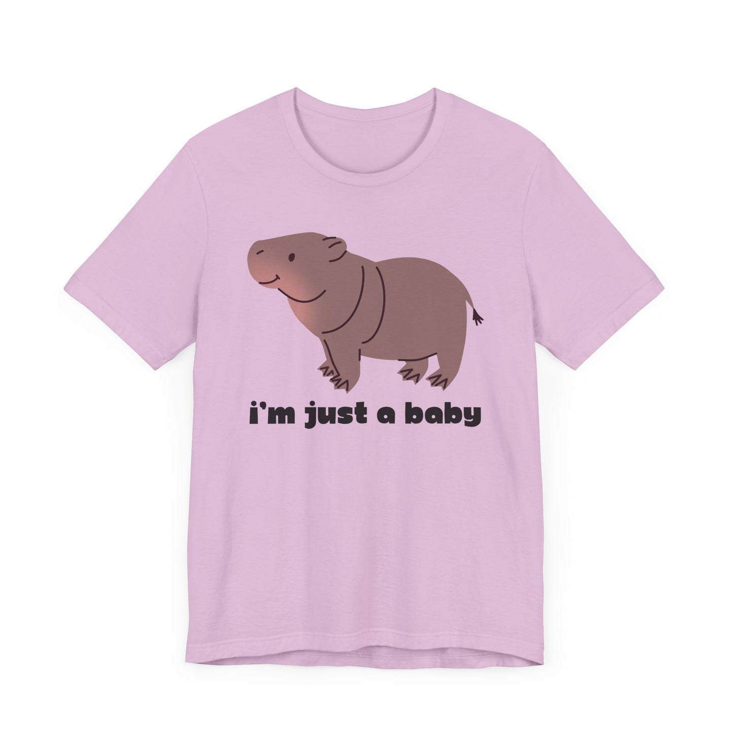 Moo Deng - I'm Just A Baby! Adults Unisex Jersey Short Sleeve Tee
