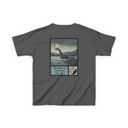 Loch Ness Monster! Back Print - Kids Heavy Cotton™ Tee